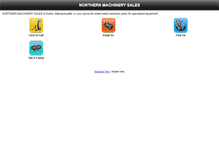 Tablet Screenshot of northernmachinerysales.biz